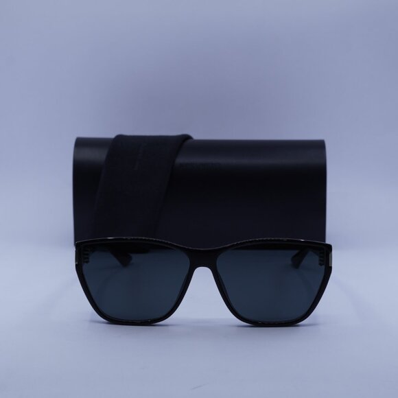 Saint Laurent SL 758 001 Cat Eye Sunglasses - Black/Grey - Picture 3 of 11